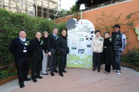 The officiating guests viewed the panels of the photo exhibition