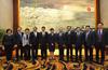 The Chief Executive, Mrs Carrie Lam, attends a dinner with the Secretary of the CPC Chengdu Municipal Committee, Mr Fan Ruiping, and the Mayor of the Chengdu Municipal Government, Mr Luo Qiang, in Chengdu today (May 12). Photo shows Mrs Lam (sixth left); Mr Fan (seventh left); Mr Luo (fifth left); the Secretary for Mainland and Constitutional Affairs, Mr Patrick Nip (fourth right); the Director of the Chief Executive's Office, Mr Chan Kwok-ki (fourth left); and the Director of the Hong Kong Economic and Trade Office in Chengdu of the Hong Kong Special Administrative Region Government, Miss Pamela Lam (first left); and other participants after the dinner.