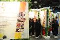 展覽介紹香港參與四川受地震破壞災區的重建工作，到場參觀的大埔舊墟公立學校學生對展覽深感興趣。