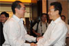 The Chief Secretary for Administration, Mr Henry Tang, meets with Mr Wei Hong, Executive Vice-governor of the Sichuan Provincial Government.