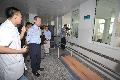 Mr Tang visits Guanghan Rehabilitation Centre, where construction work was completed in March this year.