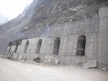 2010年3月时的明洞工程情况