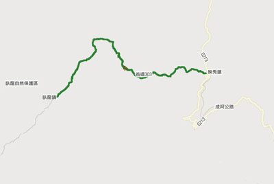 省道303公路映秀至卧龙段地图 省道303公路映秀至卧龙段地图
