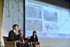 「香港特區支援四川地震災後重建－援建工作完成典禮暨臥龍自然保護區災後重建分享會」今日（十月二十八日）在北角香港青年協會大廈演講廳舉行。圖示四川臥龍國家級自然保護區管理局局長張和民（中）與出席人士分享保育大熊貓的經驗。