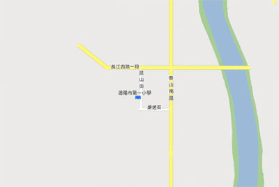 德陽市第一小學地圖